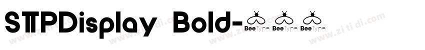STPDisplay Bold字体转换 STPDisplay Bold字体转换